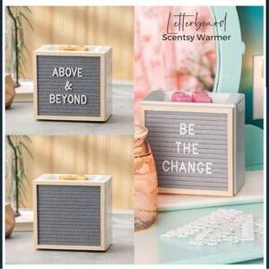 Scentsy White Letterboard Warmer